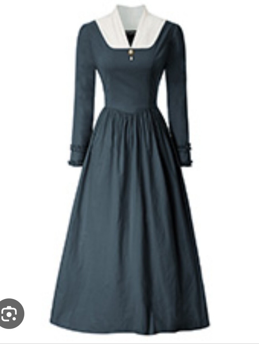 NWT Scarlet Darkness Dress Colonial Pioneer Prairie Gothic Witch Vamp Large Maxi